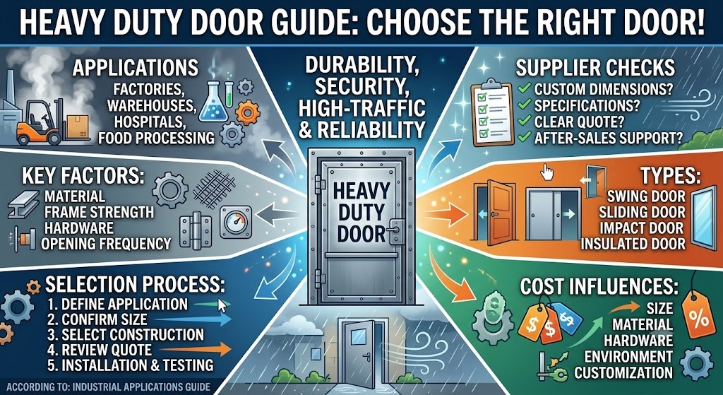 HEAVY DUTY DOOR Guide: How to Choose the Right Door for Commercial and Industrial Applications