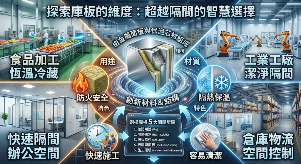 庫板是什麼?種類、用途、施工與選購重點完整指南